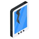 teléfono roto icon