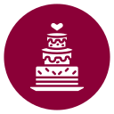 pastel de bodas icon