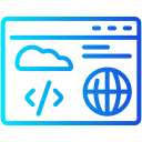 servicio en la nube icon
