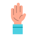 levantar la mano icon