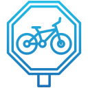 carril bici icon