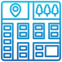 mapa de la ciudad icon