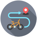 carril bici icon