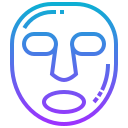 máscara facial icon