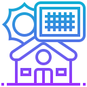 Panel solar icon