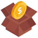 paquete de dinero icon