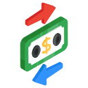 transacción de dinero icon