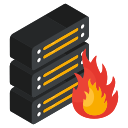 incendio de la base de datos icon