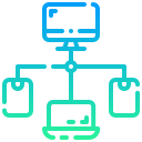 distribución de datos icon