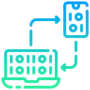 intercambio de datos icon