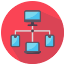 distribución de datos icon