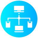 distribución de datos icon