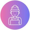 trabajador de la construcción icon