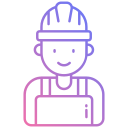 trabajador de la construcción icon