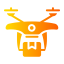 entrega con drones icon