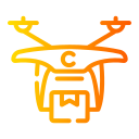 entrega con drones icon