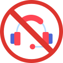 sin auriculares icon