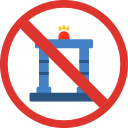 señal de prohibido icon