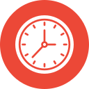 hora del reloj icon