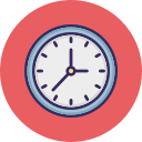 hora del reloj icon