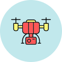 dron con cámara icon