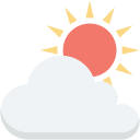 nube de sol icon