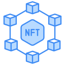 cadena de bloques nft icon