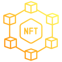 cadena de bloques nft icon