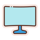 monitor de televisión icon