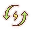 energía sostenible icon