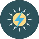 célula solar icon