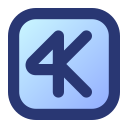 película 4k icon