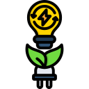 energía renovable icon