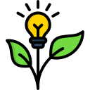 innovación verde icon