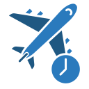 retraso de vuelo icon