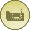 escribir cheque icon