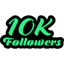 10k seguidores icon