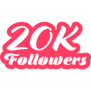 20k seguidores icon