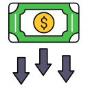 pérdida de dinero icon