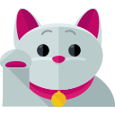 gato chino de la suerte icon