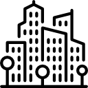 paisaje urbano icon