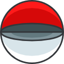 pokebola abierta icon