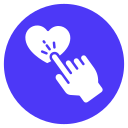 mano de corazón icon