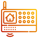 sistema de alarma para el hogar icon