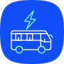 autobús eléctrico icon