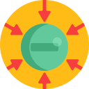 Ion negativo icon