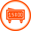 reloj digital icon