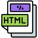 archivo html icon