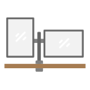 monitor dual icon