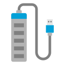 concentrador usb icon